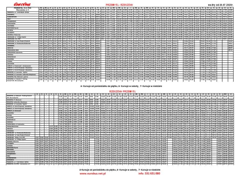 Rozkład jazdy busów Rzeszów Jarosław - ceny, czas podróży i połączenia