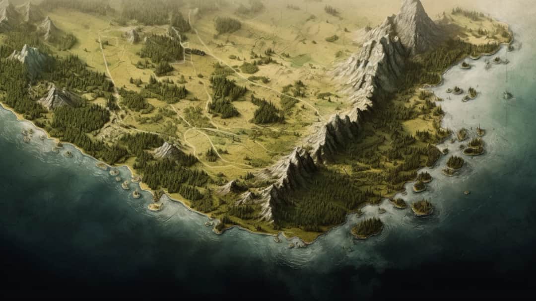 Mapa wybrzeża w Polsce: Szczegółowa mapa wybrzeża Bałtyku